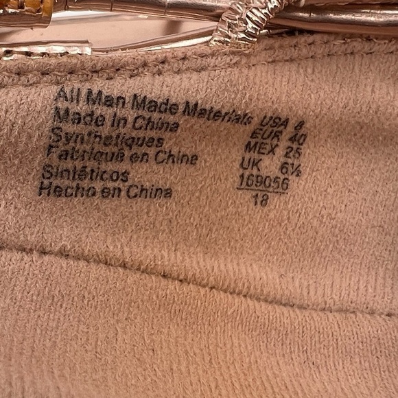 Brash Rose Gold Strappy Heeled Sandals Size 8 Women’s - Picture 4 of 10